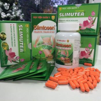 Giảm cân & hạ mỡ máu = Slimtosen HVQY